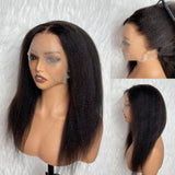 【Solo-Piece】360 Invisible Strap Transparent Lace 14inch 150% Wig - Yaki Straight