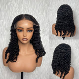 【Solo-Piece】7x5 HD Lace 20inch 180% Drawstring Wig - Burmese Curly with Sperial Curl ends