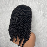 【Solo-Piece】7x5 HD Lace 20inch 180% Drawstring Wig - Burmese Curly with Sperial Curl ends