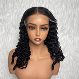 【Solo-Piece】7x5 HD Lace 20inch 180% Drawstring Wig - Burmese Curly with Sperial Curl ends