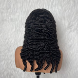 【Solo-Piece】7x5 HD Lace 20inch 180% Drawstring Wig - Burmese Curly with Sperial Curl ends