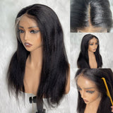 【Solo-Piece】Byebye Knots 13x6 HD Lace 18inch 150% Frontal Wig -Yaki Straight