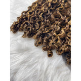 【Solo-Piece】Soft Feather Crochet 100% Human Hair 14inch 4 bundles