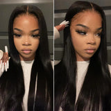 Linda 13x6 HD Lace 130% Pre-plucked Hide Lace+ Hide Knots Wig - Silk Straight