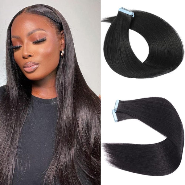 Straight Seamless Tape In Extension 100% Virgin Human Hair