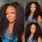Upgraded EasiContour V-Part Glueless Wig With New Drawcord - Coily Curly