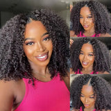 Upgraded EasiContour V-Part Glueless Wig With New Drawcord - Coily Curly