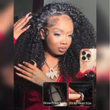 Upgraded EasiContour V-Part Glueless Wig With New Drawcord - Jerry Curly