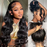 【Upgraded】PreCut 4-Line Invisible Strap 360 HD Lace Wig - Body Wave