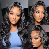 【Upgraded】PreCut 4-Line Invisible Strap 360 HD Lace Wig - Body Wave