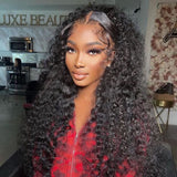 【Upgraded】PreCut 4-Line Invisible Strap 360 HD Lace Wig - Curly