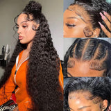 【Upgraded】PreCut 4-Line Invisible Strap 360 HD Lace Wig - Deep Wave