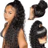 【Upgraded】PreCut 4-Line Invisible Strap 360 HD Lace Wig - Deep Wave