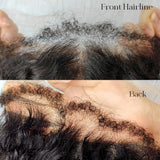 【Upgraded】PreCut 4-Line Invisible Strap 360 HD Lace Wig - Jerry Curlly with 4C Kinky Edge