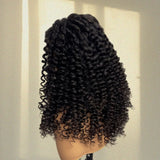 【Upgraded】PreCut 4-Line Invisible Strap 360 HD Lace Wig - Kinky Spanish Curl