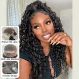 【Upgraded】PreCut 4-Line Invisible Strap 360 HD Lace Wig - Loose Wave