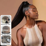【Upgraded】PreCut 4-Line Invisible Strap 360 HD Lace Wig - Straight