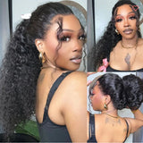 【Upgraded】PreCut 4-Line Invisible Strap 360 HD Lace Wig - Water Wave