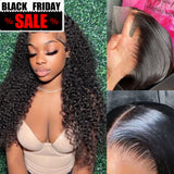 💥【BLACK FRIDAY】💥Valentina 13x6 HD Swiss Lace Front Upgraded Hairline Pre-plucked 150%180% Wig - Deep Curly