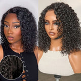 “Whole Air Cap” 5x5 /13x6 Fitted Bye~Bye~KNOTS HD Lace Bob Wig - 2 in 1  Wet and Wave