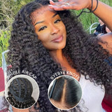 “Whole Air Cap” 5x5 /13x6  Fitted Bye~Bye~KNOTS HD Lace Wig - Burmese Curly