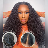 “Whole Air Cap” 5x5 /13x6  Fitted Bye~Bye~KNOTS HD Lace Wig - Curly
