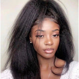 “Whole Air Cap” 5x5 /13x6  Fitted Bye~Bye~KNOTS HD Lace Wig - Kinky Straight