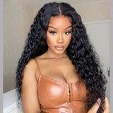 “Whole Air Cap” 5x5 /13x6  Fitted Bye~Bye~KNOTS HD Lace Wig - Water Wave
