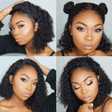 360 Curly Human Hair Lace Front Wig