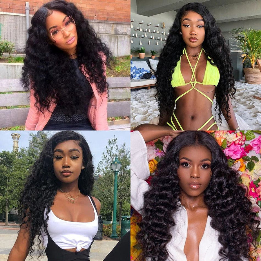Aura HD Swiss Lace 5X5 Closure Exotic Wave Wig superbwigs 