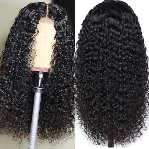 Bertie Preplucked Hairline Bleach Knots Water Wave Wigs For Women 13*4 Lace Front Wig Human Hair Wig