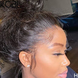 Candice Preplucked Hairline Natural Wave Human Hair 360 Lace Front Wig