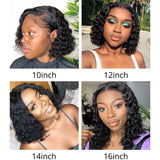 Charity 13x6 Lace Front Wig Water Wave Short Bob wig