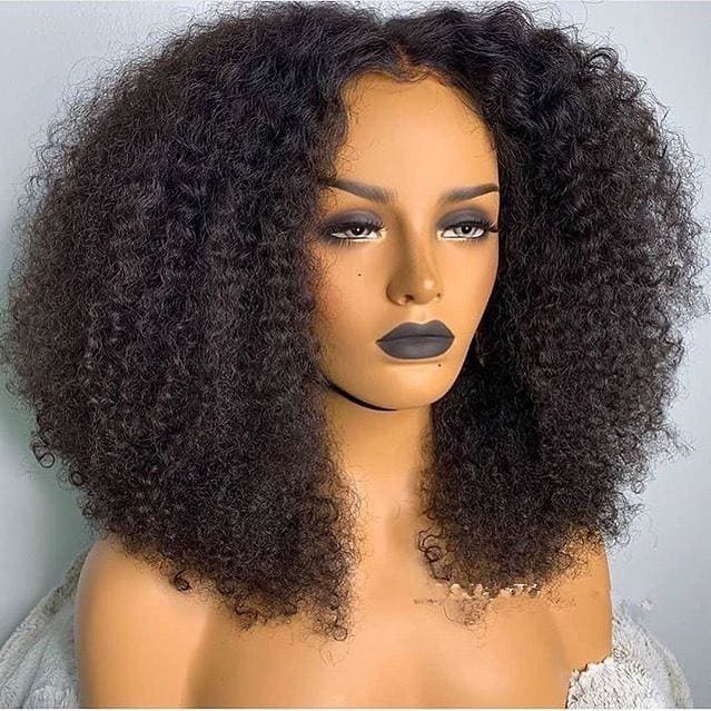 Eden Pre-Made Curly Bob Human Hair 360 Lace Front Wig 180% Density