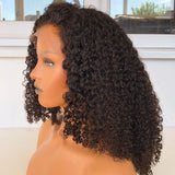Ella Preplucked Hairline Kinky Curly 13*4 Lace Front Wig Human Hair Wig