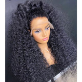 ENID PREPLUCKED BRUSH OUT CURLY HUMAN HAIR 360 LACE FRONT WIG