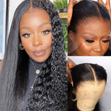 Imani 2 in 1 Wet and Wavy Upgraded Hairline Swiss Lace Front Wig