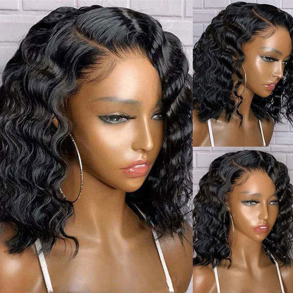 Jessie Loose Wave Short Bob Wig 13x4 Lace Front Human Hair Wigs