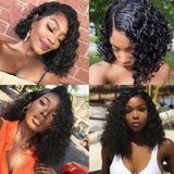 Jessie Loose Wave Short Bob Wig 13x4 Lace Front Human Hair Wigs Natural Hair Color