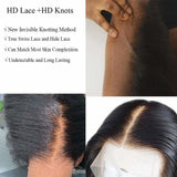 Jose Swiss Lace 250% Pre-plucked Hide 13x6 Lace+ Hide Knots Deep Wave Lace Wig