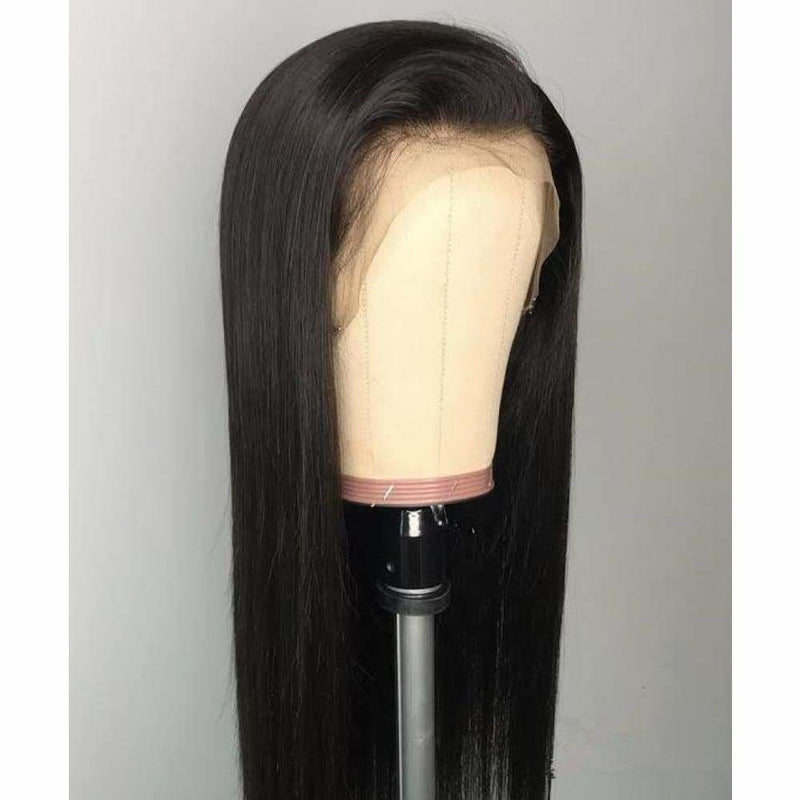 Megan Swiss Lace Pre-plucked Hide Lace+ Hide Knots Silk Straight Lace Wig