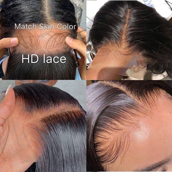 Sadie Upgraded Hairline Swiss Lace Pre-plucked Yaki Straight Wig