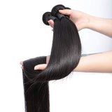 Straight Hair 3 Bundles Long Weave 30-40 Inches Brazilian Virgin Hair